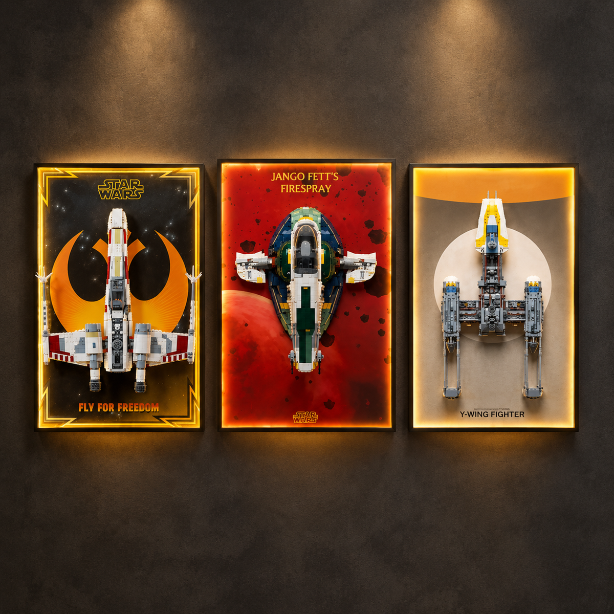 Starship Wall Display Frame